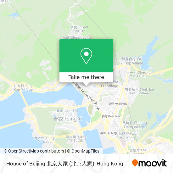 House of Beijing 北京人家 map