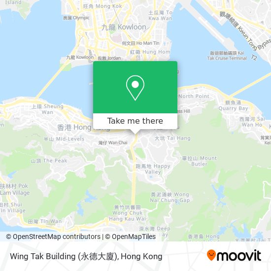 Wing Tak Building (永德大廈) map