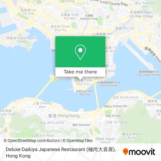 Deluxe Daikiya Japanese Restaurant (極尚大喜屋) map