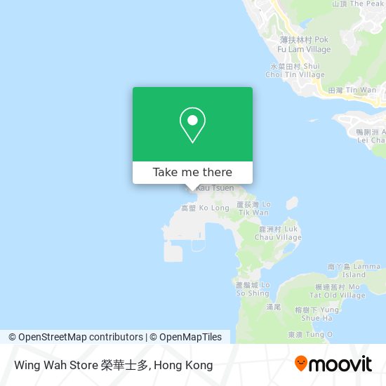 Wing Wah Store 榮華士多 map