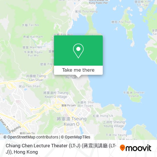 Chiang Chen Lecture Theater (LT-J) (蔣震演講廳 (LT-J))地圖