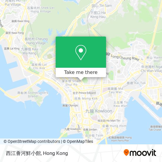 西江薈河鮮小館 map