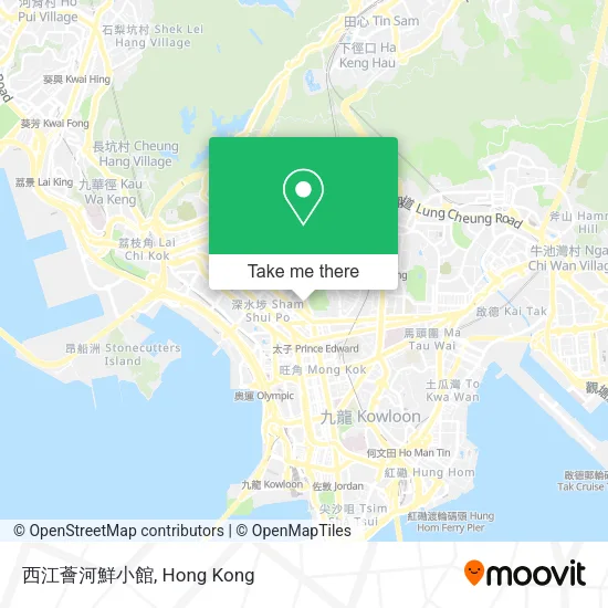 西江薈河鮮小館地圖