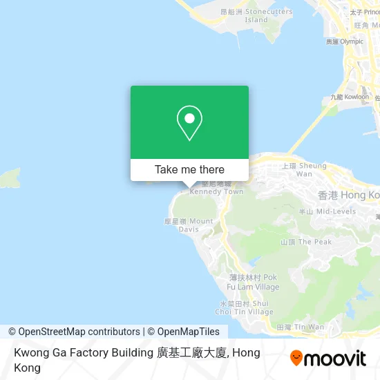 Kwong Ga Factory Building 廣基工廠大廈地圖