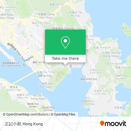 正記小廚 map