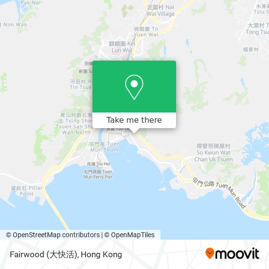 Fairwood (大快活) map