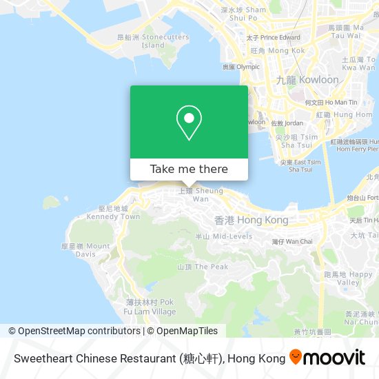 Sweetheart Chinese Restaurant (糖心軒) map