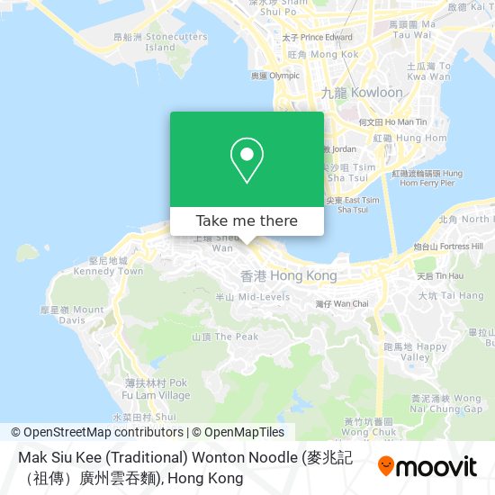 Mak Siu Kee (Traditional) Wonton Noodle (麥兆記（祖傳）廣州雲吞麵) map