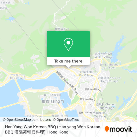 Han Yang Won Korean BBQ (Han-yang Won Korean BBQ 漢陽苑韓國料理) map