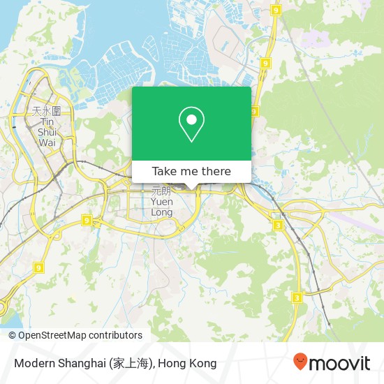 Modern Shanghai (家上海) map