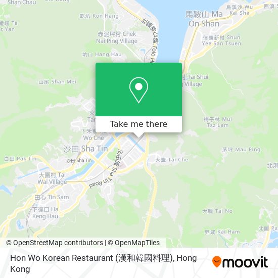 Hon Wo Korean Restaurant (漢和韓國料理) map