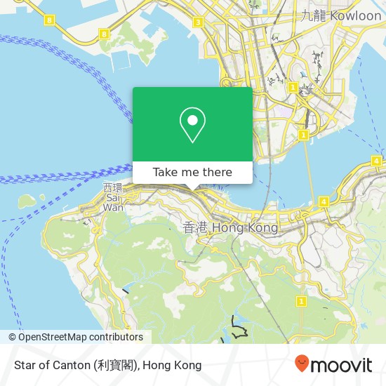 Star of Canton (利寶閣) map