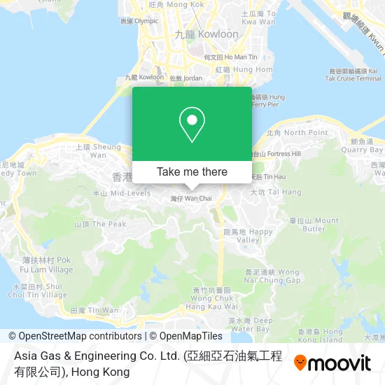 Asia Gas & Engineering Co. Ltd. (亞細亞石油氣工程有限公司) map