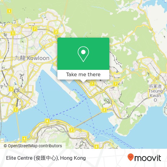 Elite Centre (俊匯中心)地圖