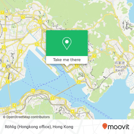 Röhlig (Hongkong office) map