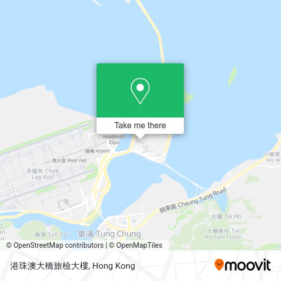 港珠澳大橋旅檢大樓 map