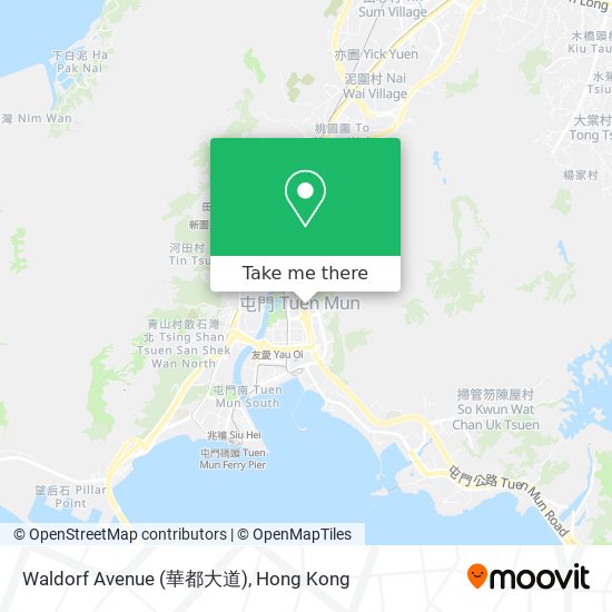 Waldorf Avenue (華都大道) map