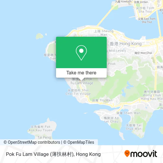 Pok Fu Lam Village (薄扶林村) map