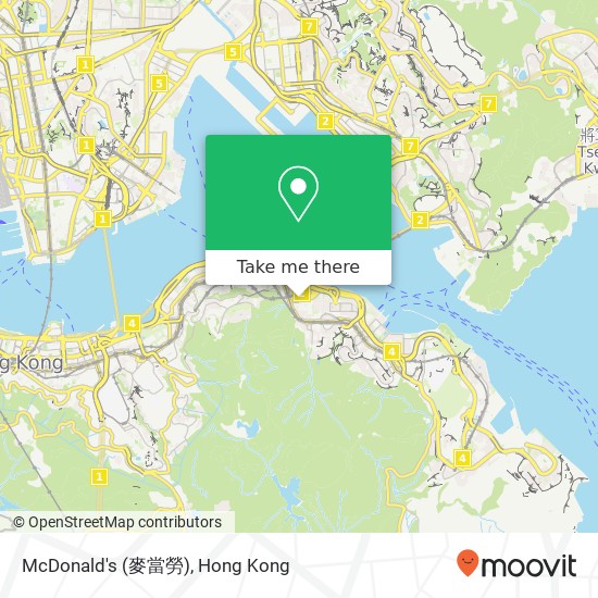 McDonald's (麥當勞) map