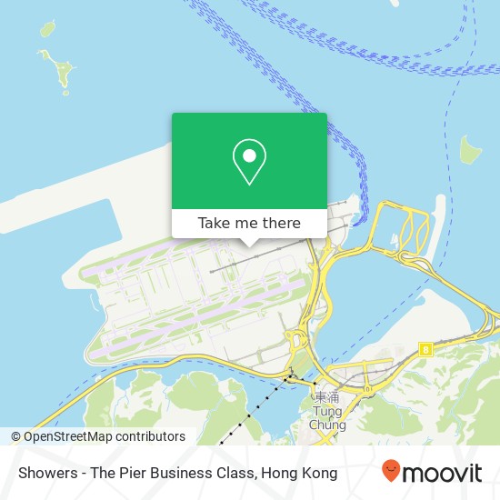 Showers - The Pier Business Class map