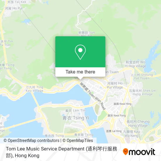 Tom Lee Music Service Department (通利琴行服務部) map