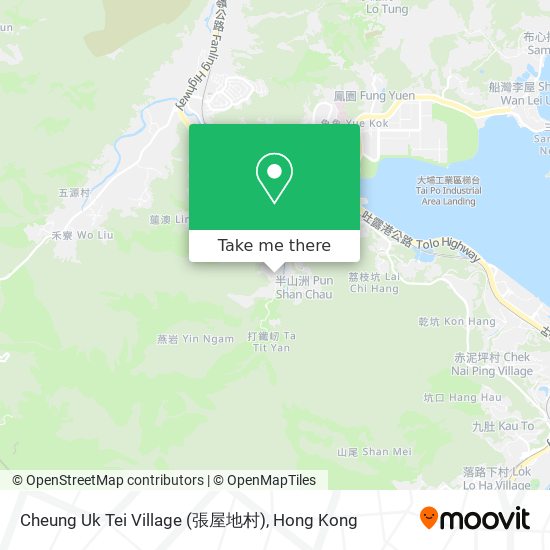 Cheung Uk Tei Village (張屋地村) map