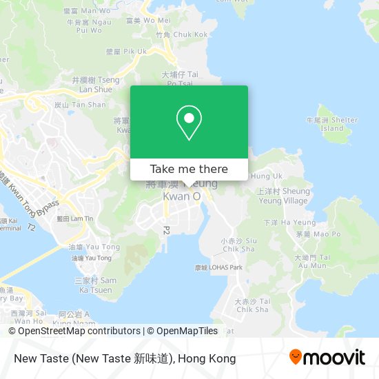 New Taste (New Taste 新味道) map