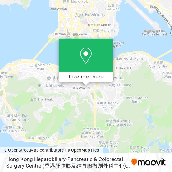 Hong Kong Hepatobiliary-Pancreatic & Colorectal Surgery Centre (香港肝膽胰及結直腸微創外科中心) map