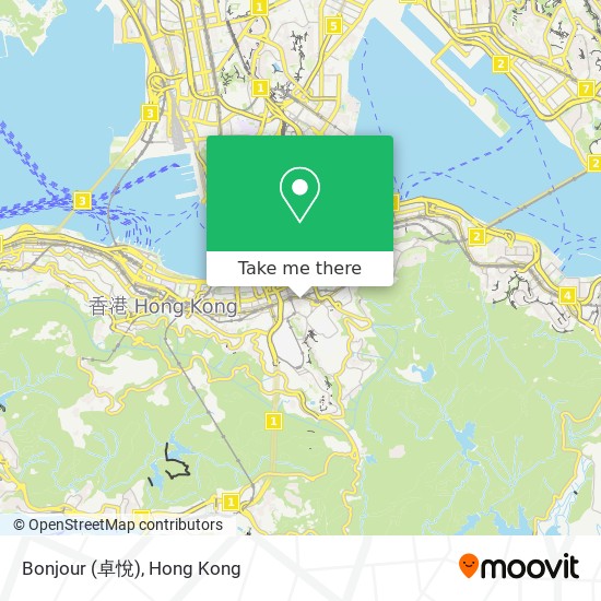 Bonjour (卓悅) map