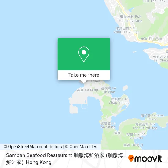 Sampan Seafood Restaurant 舢舨海鮮酒家地圖