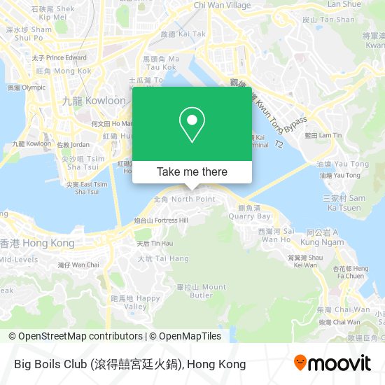 Big Boils Club (滾得囍宮廷火鍋) map