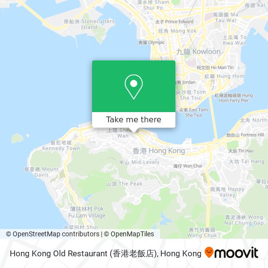 Hong Kong Old Restaurant (香港老飯店) map