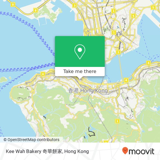 Kee Wah Bakery 奇華餅家 map