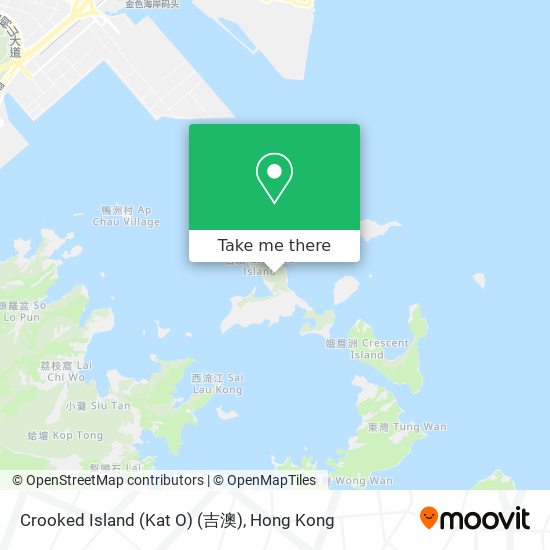 Crooked Island (Kat O) (吉澳) map