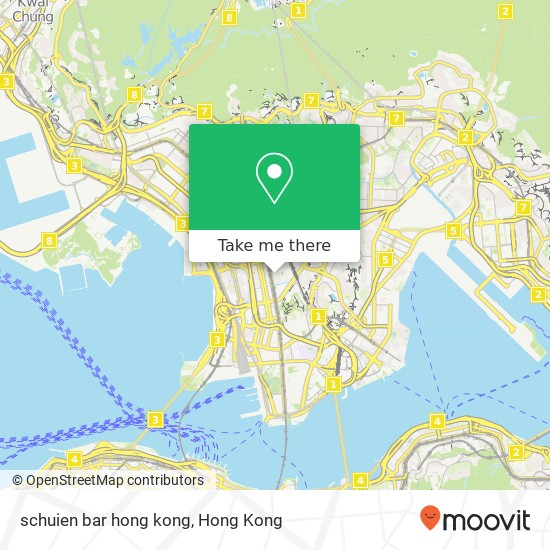 schuien bar hong kong地圖