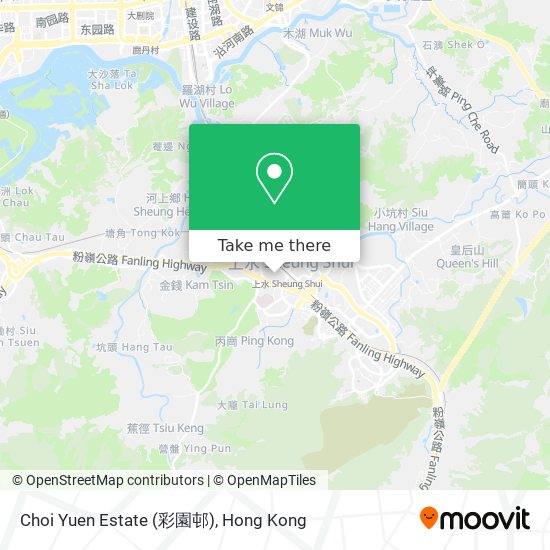 Choi Yuen Estate (彩園邨) map