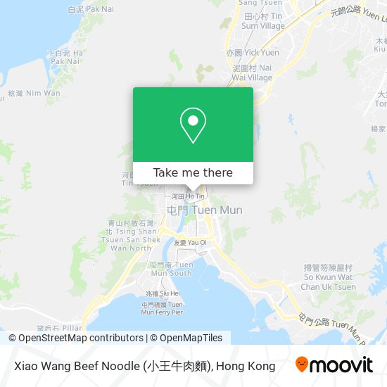 Xiao Wang Beef Noodle (小王牛肉麵) map