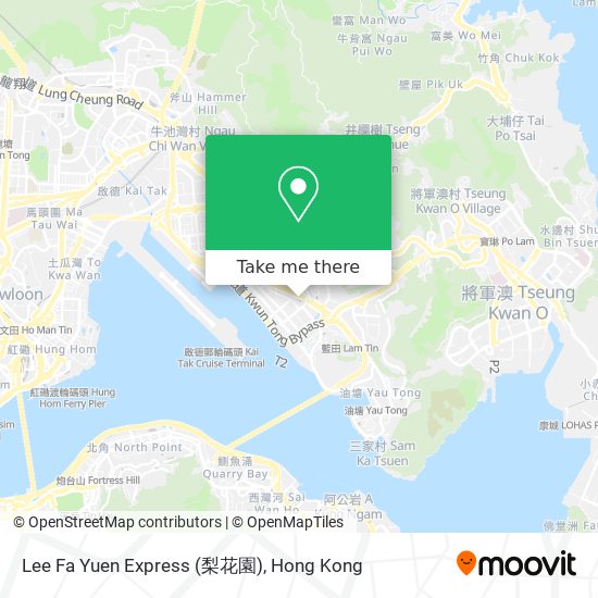 Lee Fa Yuen Express (梨花園) map