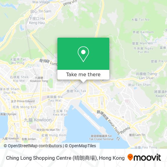 Ching Long Shopping Centre (晴朗商場)地圖