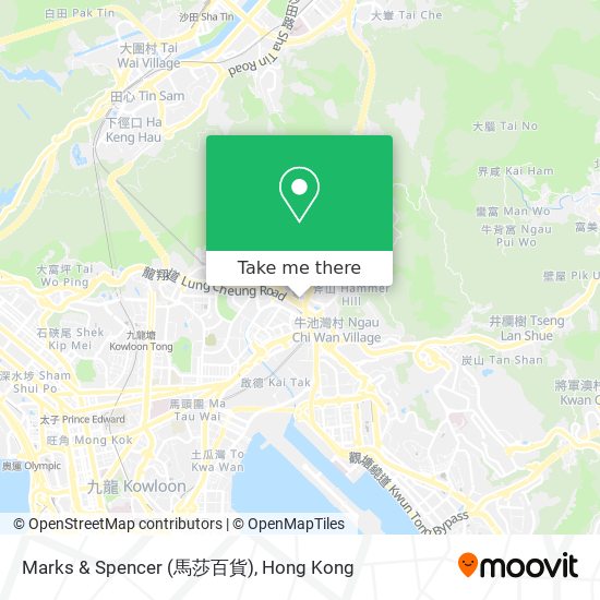 Marks & Spencer (馬莎百貨) map