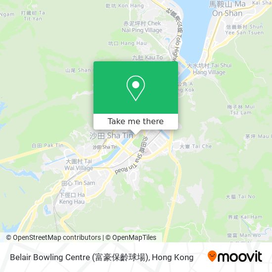 Belair Bowling Centre (富豪保齡球場)地圖