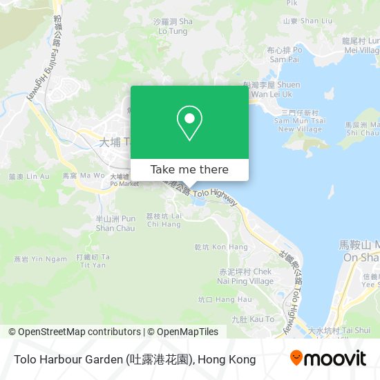 Tolo Harbour Garden (吐露港花園) map