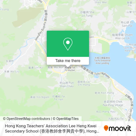 Hong Kong Teachers' Association Lee Heng Kwei Secondary School (香港教師會李興貴中學)地圖