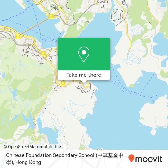 Chinese Foundation Secondary School (中華基金中學) map