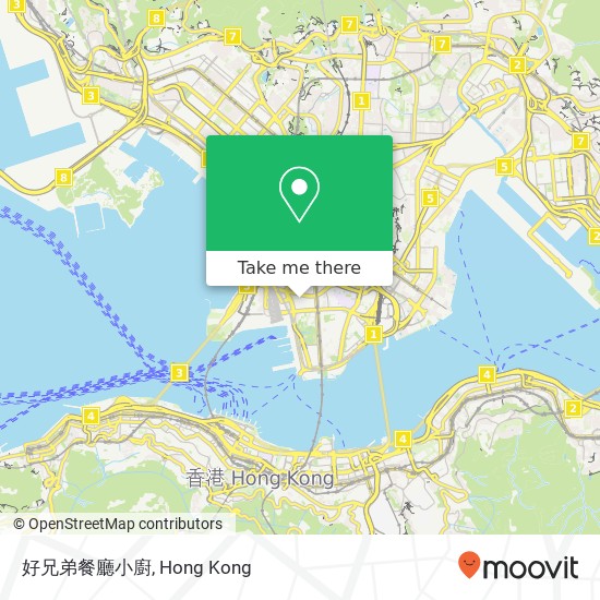 好兄弟餐廳小廚 map