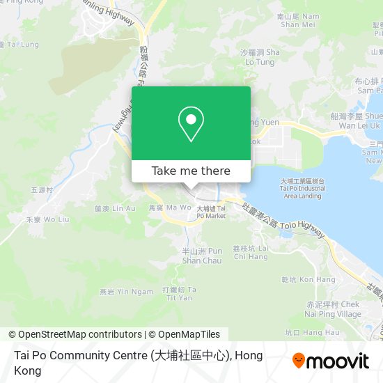 Tai Po Community Centre (大埔社區中心) map
