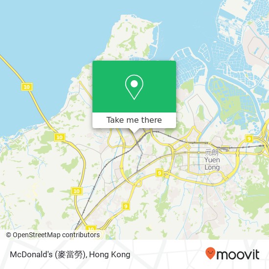 McDonald's (麥當勞) map