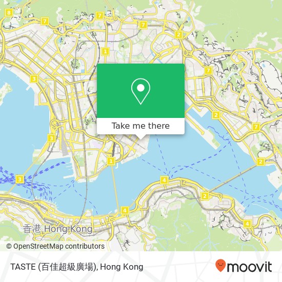 TASTE (百佳超級廣場) map