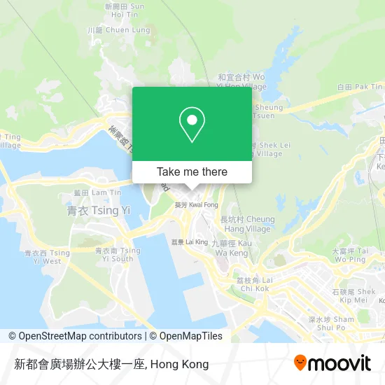 新都會廣場辦公大樓一座地圖