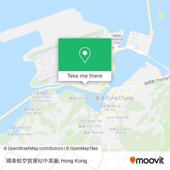 國泰航空貨運站中菜廳 map